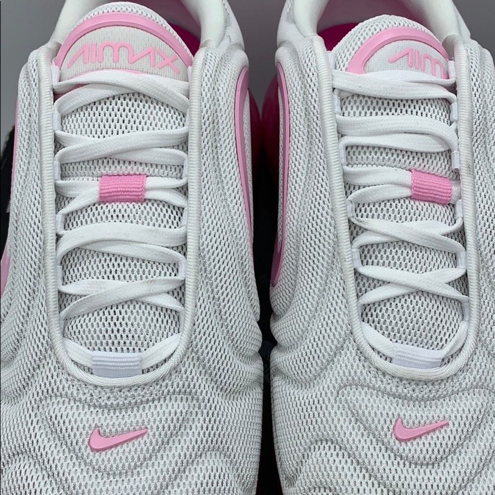 W NIKE AIR MAX 720 white/pink rise-laser fuchsia - Picture 7 of 16